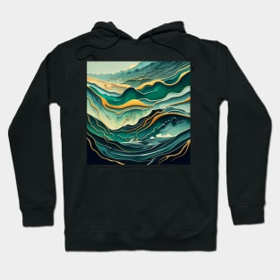 Abstract fluid art Hoodie